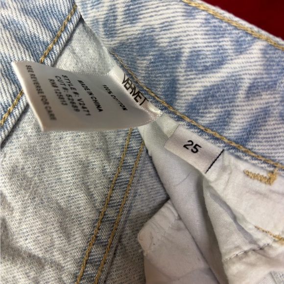 Vervet Light Blue Distressed Flare Jeans - Picture 4 of 4